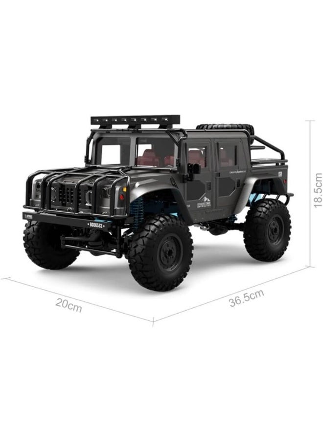 Hummer 1:12 Hummer Large Remote Control Cars, RC Trucks For Adults, RC Cars For Boys Age 8-12, 4WD Hobby All Terrains 4X4 Waterproof Off Road Truck, Monster Trucks With LED Light - Image 2