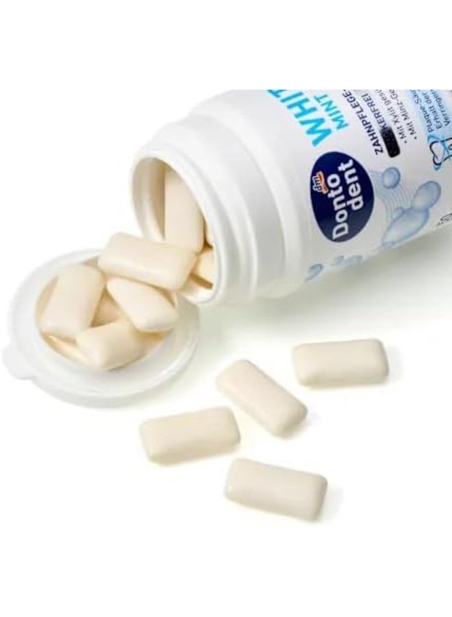 DM Dontodent White Mint Gum, Sugar-Free, 50 Pieces - Image 2