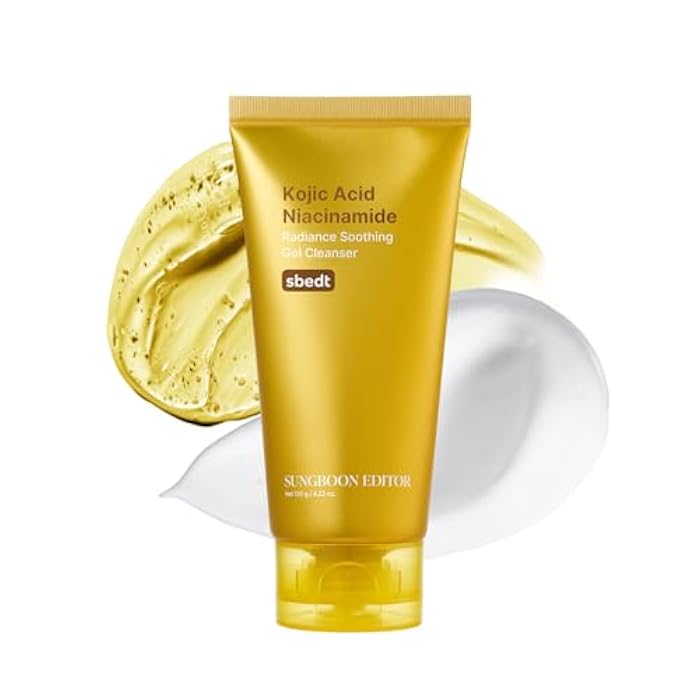 SUNGBOON EDITOR Kojic Capsule Brightening Cleanser | Low pH Gentle Gel Face Wash | Encapsulated Kojic Acid, Turmeric & Niacinamide for Dark Spots, Acne & Blackhead | Korean Skincare, Stocking Stuffers - Image 1