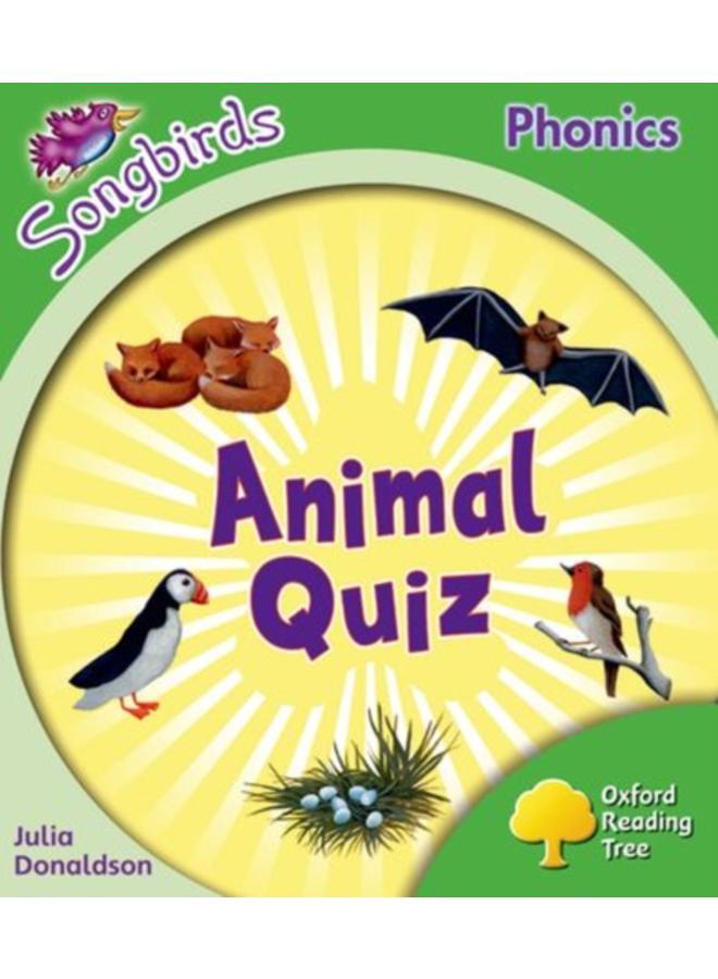 Oxford Reading Tree: Level 2: More Songbirds Phonics : Animal Quiz 