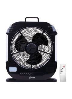 Rechargeable Fan 20 Hours Working Time With Two Sides LED Lights USB Mobile Charger High Speed Remote Control 3 Modes of Speed