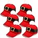 Kenning 6 Pcs Christmas Baseball Cap Adjustable Santa Hats Adult Christmas Caps for Men Women Teens Holiday Sports - Image 2
