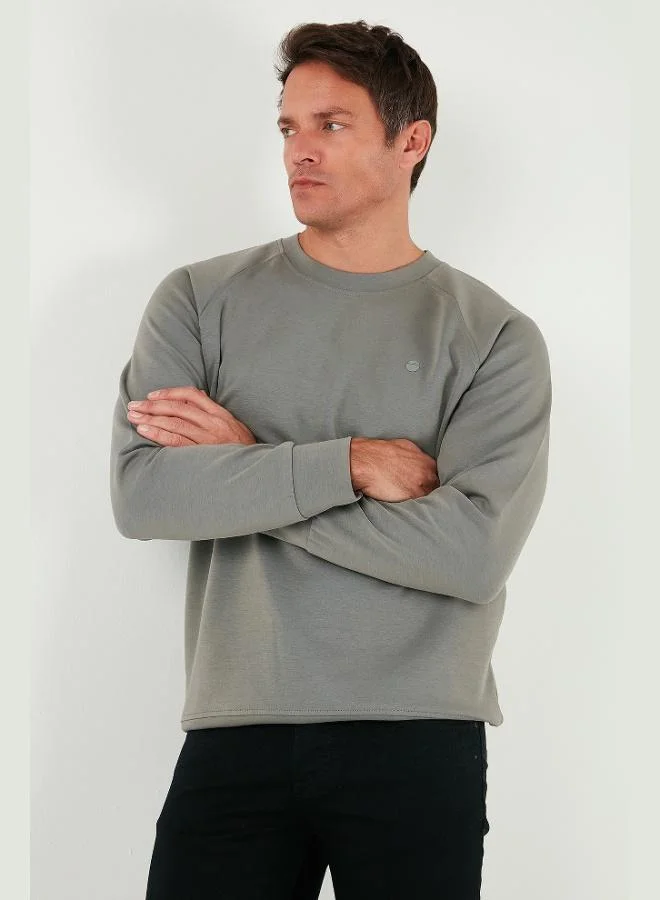 Buratti  Buratti Stretch Cotton Relaxed Fit Crew Neck Sweat Men's SWEAT 5901210 for Men | Best Price UAE