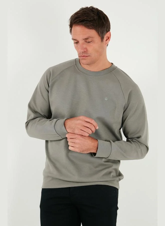 Buratti  Buratti Stretch Cotton Relaxed Fit Crew Neck Sweat Men's SWEAT 5901210 for Men | Best Price UAE