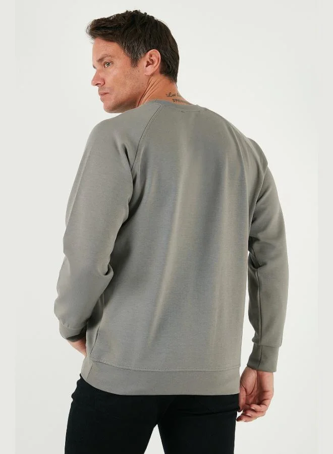 Buratti  Buratti Stretch Cotton Relaxed Fit Crew Neck Sweat Men's SWEAT 5901210 for Men | Best Price UAE