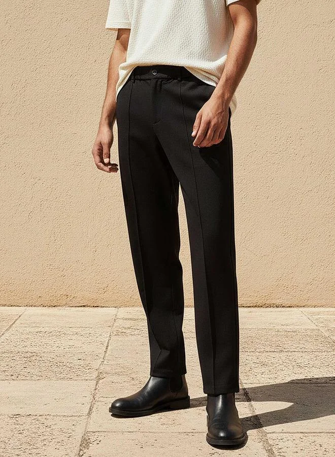 ايكونيك Iconic Men Relaxed Fit Formal Trousers