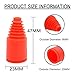 FLMLF Axle Boot 4PCS Quality Plastic 23 x 47mm Shock Boot Red HalfShaft Dust Cover for 15 RC Remote Car Hpi Baja Rovan King Motor 5B 5T 5SC - Image 2