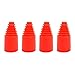 FLMLF Axle Boot 4PCS Quality Plastic 23 x 47mm Shock Boot Red HalfShaft Dust Cover for 15 RC Remote Car Hpi Baja Rovan King Motor 5B 5T 5SC - Image 4