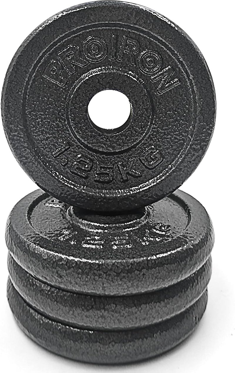 PROIRON Cast Iron Weight Plates Set - 4 x 1.25kg - Image 1