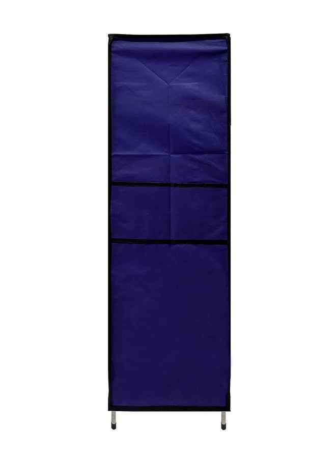 SANAMSTORE Multi Utility 6 Layer Metal Pipe with Non-Woven 100GSM Fabric Cover Shoe/Cloth/Toy/Books Rack-Dark Blue - Image 5