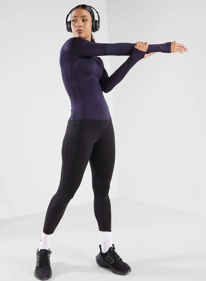 FRWD  Mesh Detail Long Sleeve T-Shirt for Women | Best Price UAE