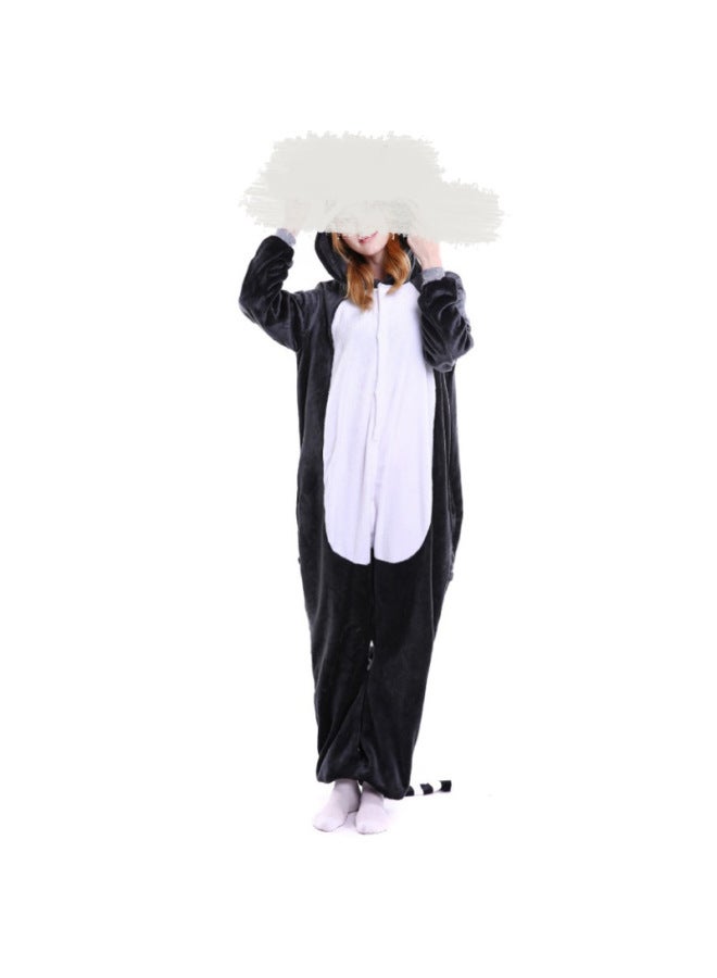 Trade Children's Animal Romper Crawling Suit Baby Autumn Winter Flannel Grey Wolf Turtle One-piece Pajamas