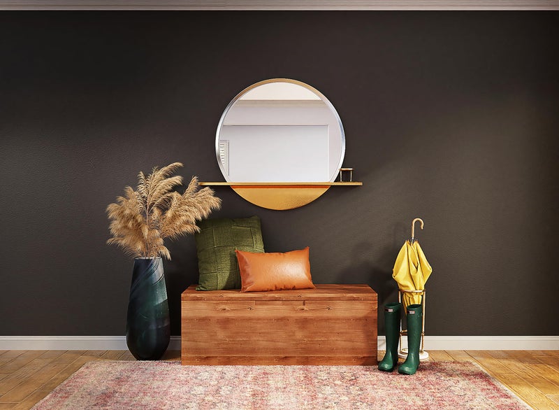 Dimcol Black Contact Paper 15.7"x118" Peel and Stick Wallpaper, Matte Black Self-Adhesive and Removable Decorative Contact Paper for Cabinets,Countertops,Shelve Wallpaper - Image 3