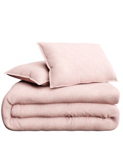 Color Sense Color Sense Print 1 Comforter + 2 Pillow Cases Queen Cotton Blush 240x200cm  - Image 4