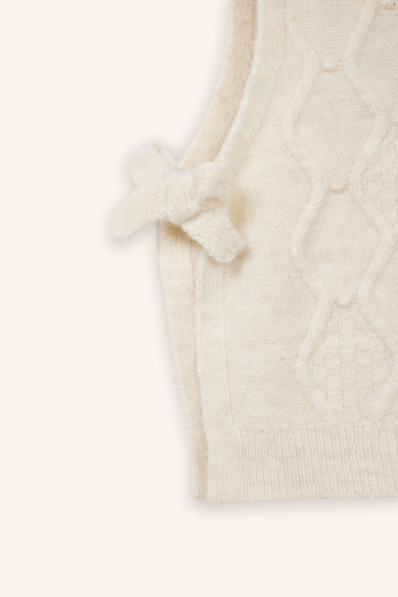 DeFacto Beige BabyGirl Baby Girl Crew Neck Cardigan Casual - Image 2