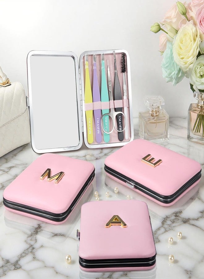 MAYKI Initial E Tweezers with Mirror for Women Facial Hair, Best Gifts for Teen Girl/Daughter/Friend/Mom/Bridesmaid/Wife/Girlfriend, Unique Gift for Birthday/Anniversary/Mothers Day/Valentines Day/Christmas - Image 4