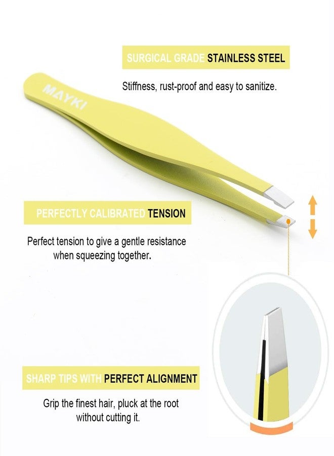 MAYKI Initial E Tweezers with Mirror for Women Facial Hair, Best Gifts for Teen Girl/Daughter/Friend/Mom/Bridesmaid/Wife/Girlfriend, Unique Gift for Birthday/Anniversary/Mothers Day/Valentines Day/Christmas - Image 5