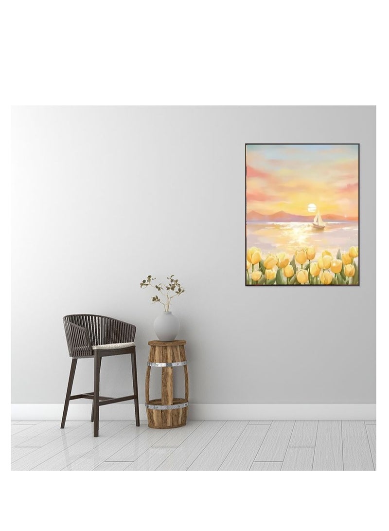 Bluejw 5D Diamond Painting Kits For Adults,Flowers Diamond Art Kits,DIY Full Drill Crystal Gem Arts and Crafts,Ideal For Home Recreation And Wall Decor - Image 3