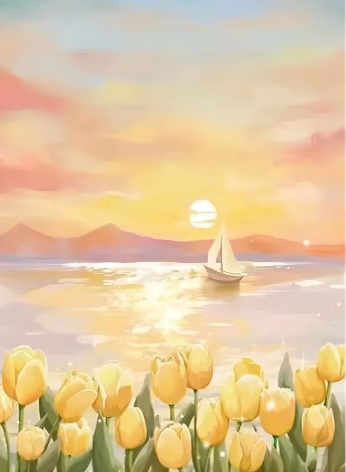 Bluejw 5D Diamond Painting Kits For Adults,Flowers Diamond Art Kits,DIY Full Drill Crystal Gem Arts and Crafts,Ideal For Home Recreation And Wall Decor - Image 2