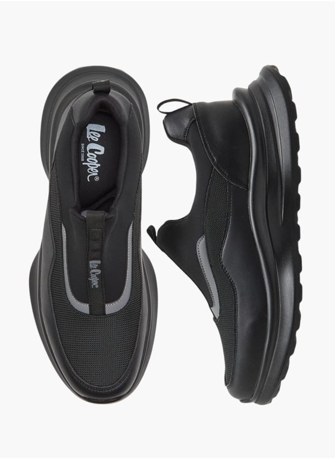 Lee Cooper Men's Panelled Slip-On Sneakers  - Image 1