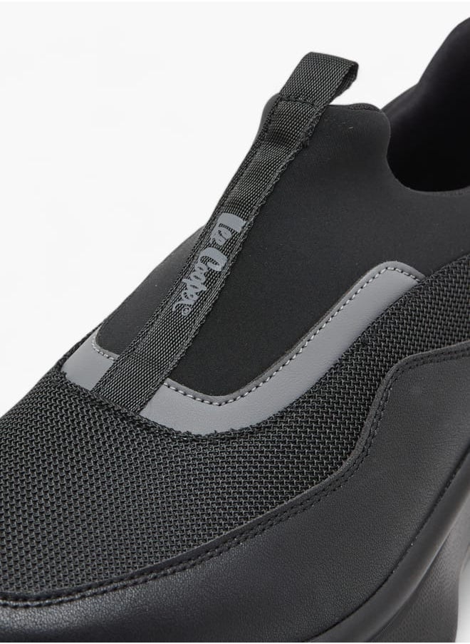 Lee Cooper Men's Panelled Slip-On Sneakers  - Image 4