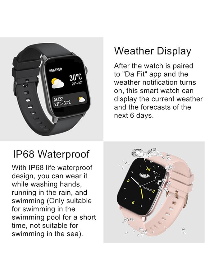 AMBRANE Renewed - FitShot Flex Rose Smartwatch - Pink - Image 5