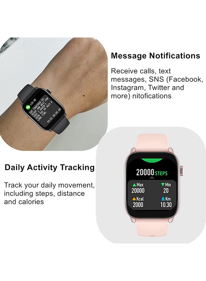 AMBRANE Renewed - FitShot Flex Rose Smartwatch - Pink - Image 3