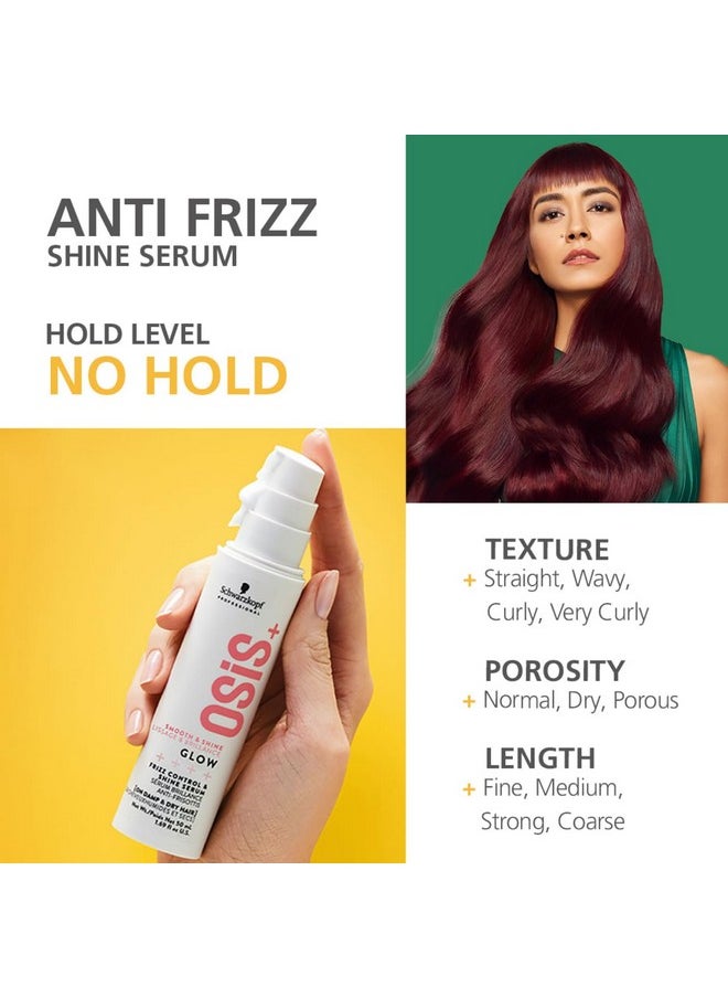 Schwarzkopf Professional - سونيال أوسيس+ سيروم لمعة مضادة للتجاعيد I لتقليل التجاعيد ولمعان الشعر | نباتي | سيروم شعر يترك على الشعر | خالي من السيليكون | 50 مل - Image 1