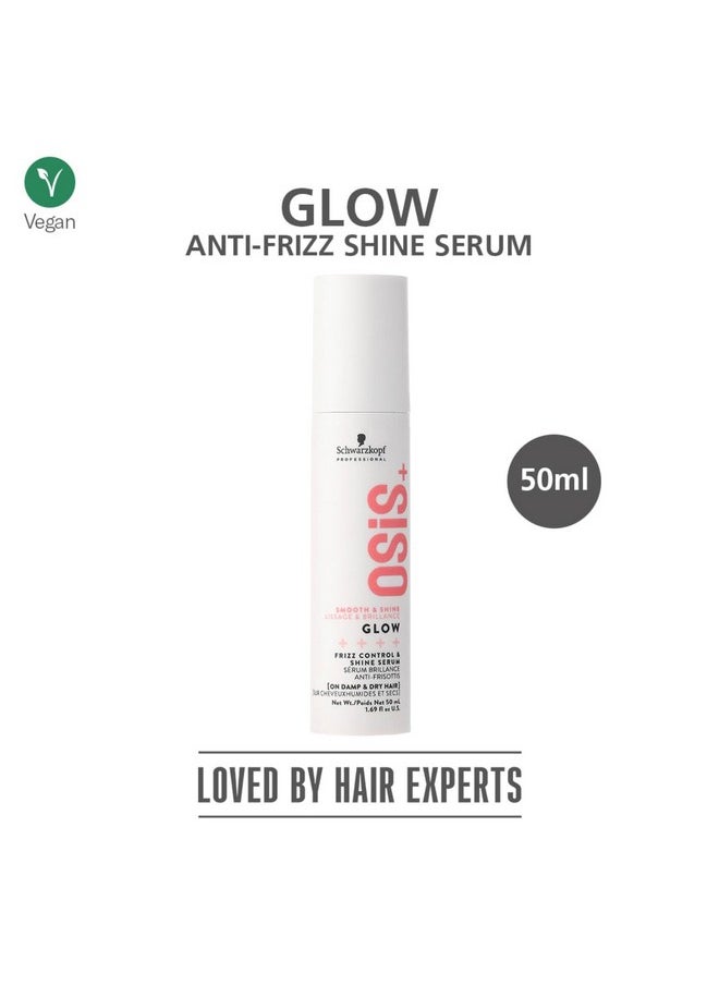 Schwarzkopf Professional - سونيال أوسيس+ سيروم لمعة مضادة للتجاعيد I لتقليل التجاعيد ولمعان الشعر | نباتي | سيروم شعر يترك على الشعر | خالي من السيليكون | 50 مل - Image 1