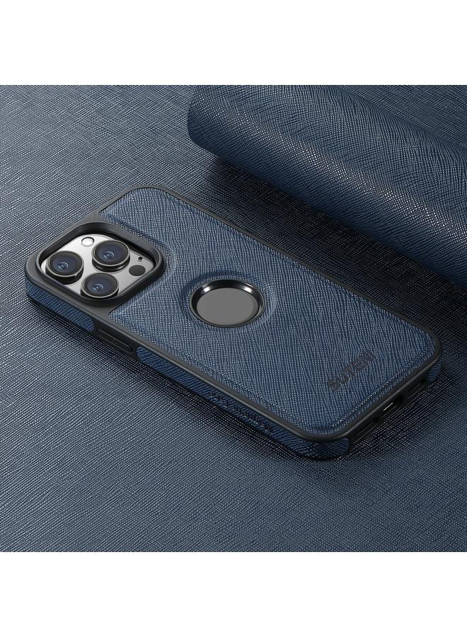 Suteni Case For iPhone 12 Pro G1 Cross Texture MagSafe Phone Case - Image 3