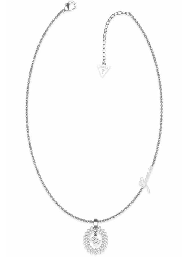 White Charm Necklace