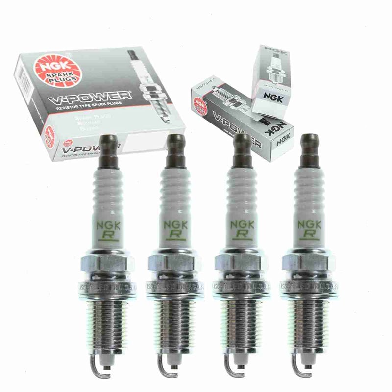 4 قطع شمعات احتراق NGK VPower متوافقة مع هوندا أكورد 22L 23L L4 1990-2002