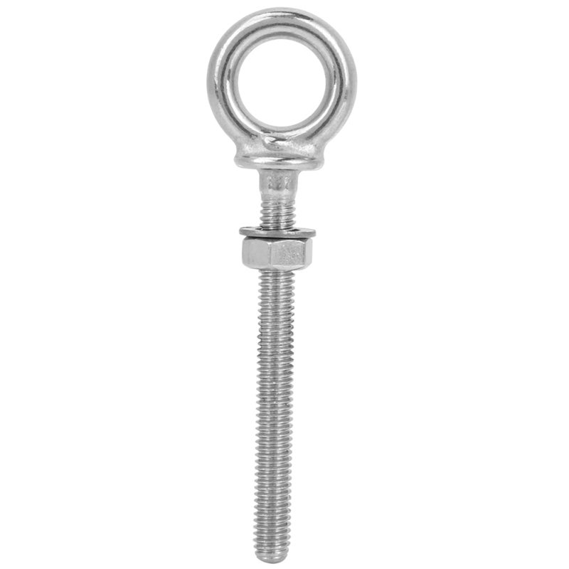 Heavy Duty Eye Bolt: M8 Stainless Steel, Erosion Proof, Easy To Install - High Strength Long Eye Bolt for Marine Boat, Trailer, Truck Exterior & Interior Use - Image 1