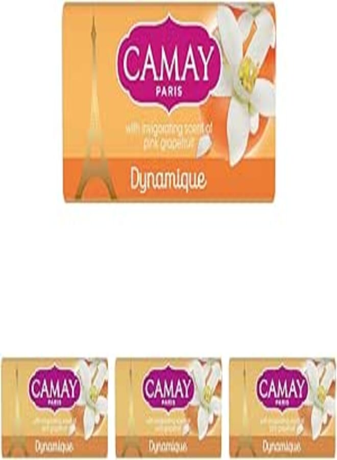 Camay Bar Soap Dynamique 115G (Pack of 4)
