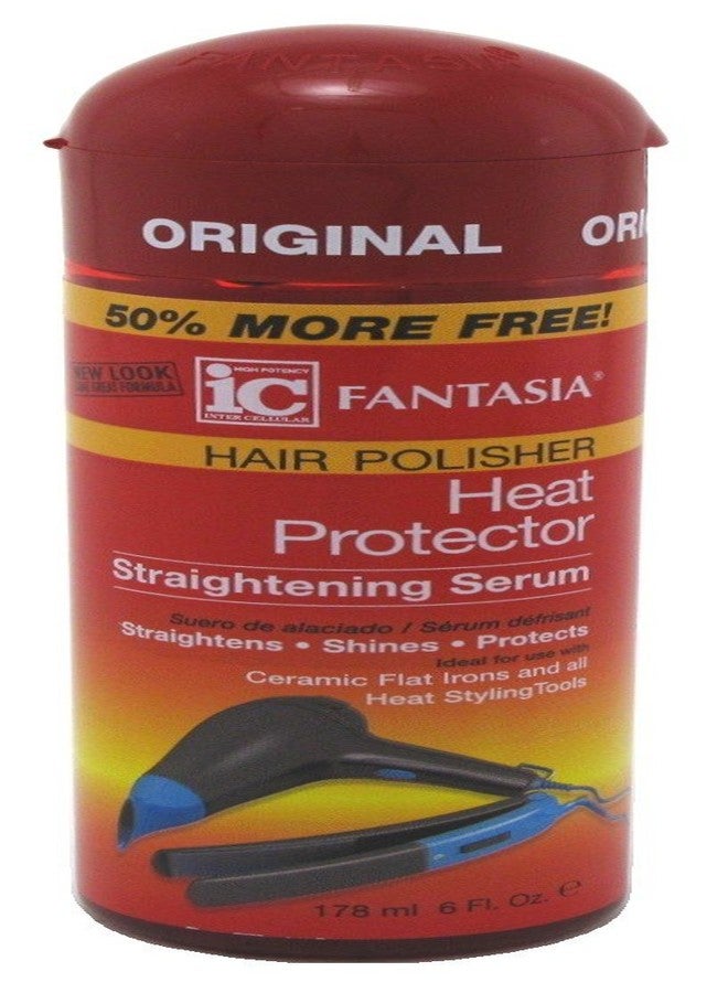 Fantasia Serum 6 Ounce Heat Protector Straightening (177ml) (3 Pack) - Image 3