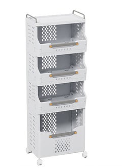 NKX 4 Layers Foldable Plastic Floor Mounted Storage Organizer  - Image 5