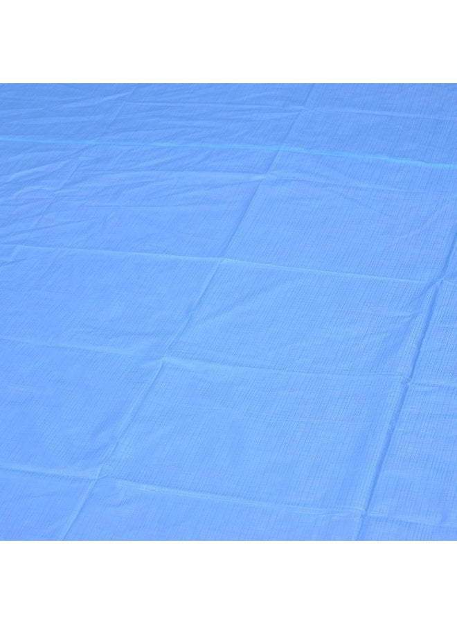 DOLPHERS Double Bed/King Size Waterproof Plastic Mattress Protection Sheet for Baby and Adult (7.5 x 6.5ft, Blue) - Image 3