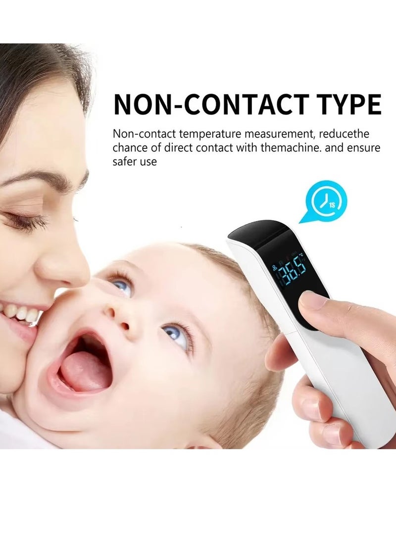 MOCOM Non-Contact Infrared Thermometer – Instant Digital Fever Thermometer with LCD Display, Fever Alarm & High Accuracy for Adults, Kids, Babies – Measures Body & Object Temperature - Image 3