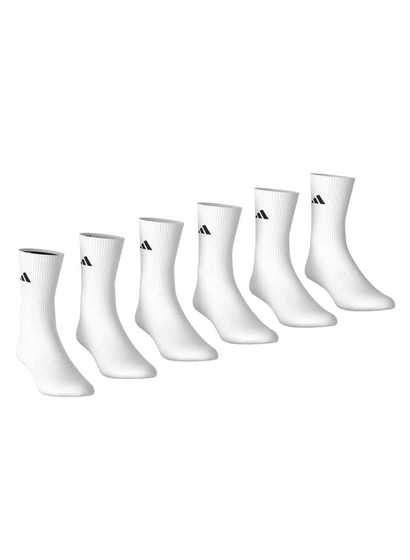 Adidas Cushioned Crew Socks 6 Pair Pack - Image 5