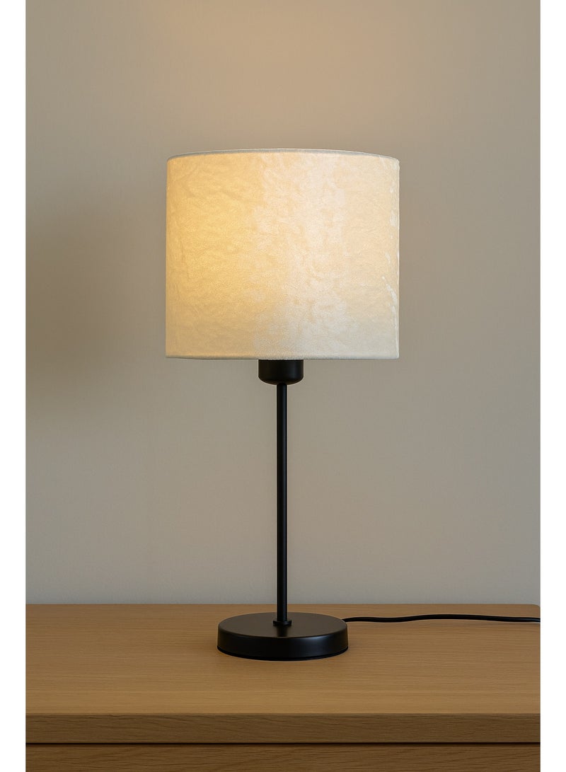 Cluc Tavolo Black Table Lamp - Beige (Velvet) - Image 2