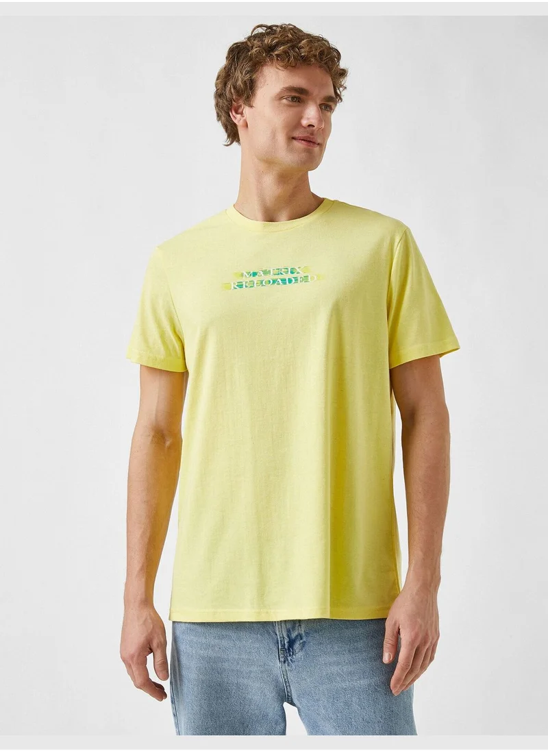 KOTON Matrix T-Shirt Licensed Printed