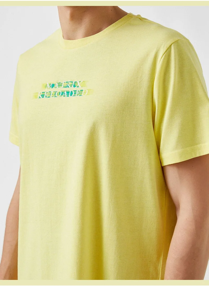 KOTON Matrix T-Shirt Licensed Printed