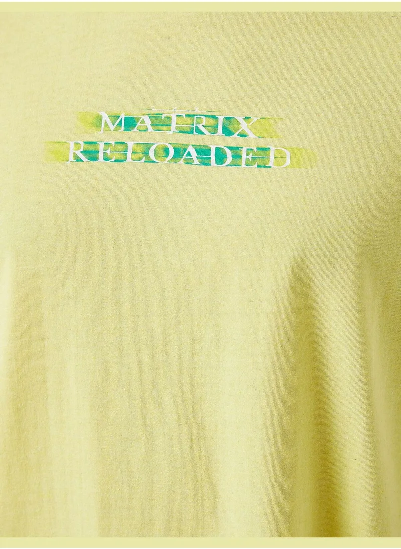KOTON Matrix T-Shirt Licensed Printed