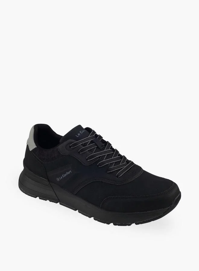 Le Confort Men Lace-Up Ankle Sneakers