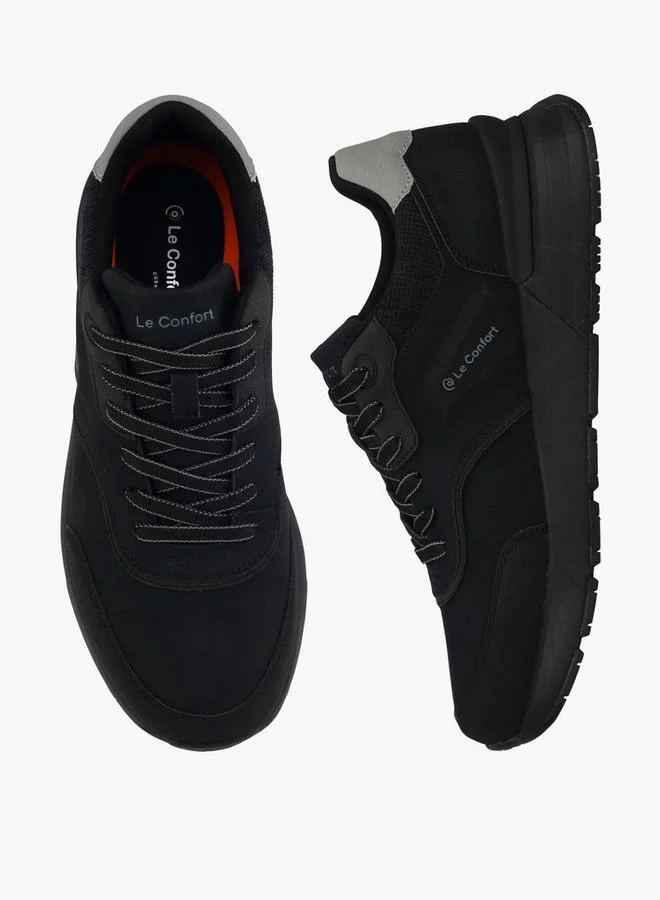 Le Confort Men Lace-Up Ankle Sneakers