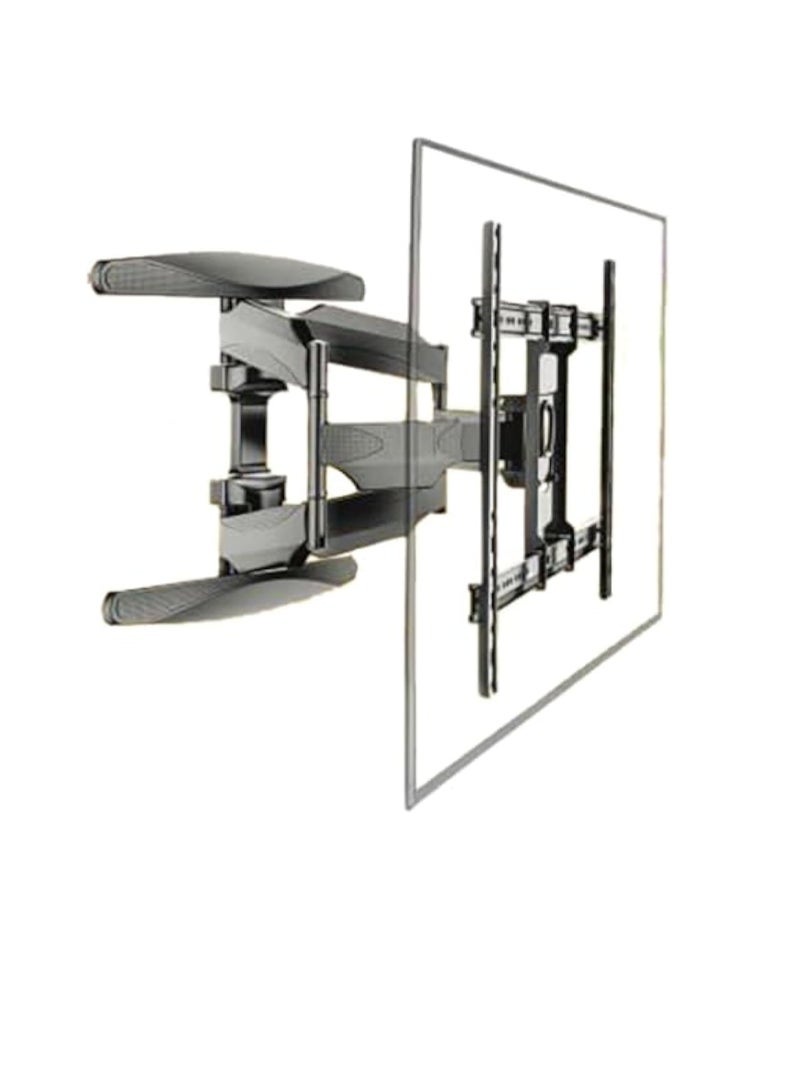 Rotary TV wall mount, suitable for 55-85 inch screens - Black. - Image 1
