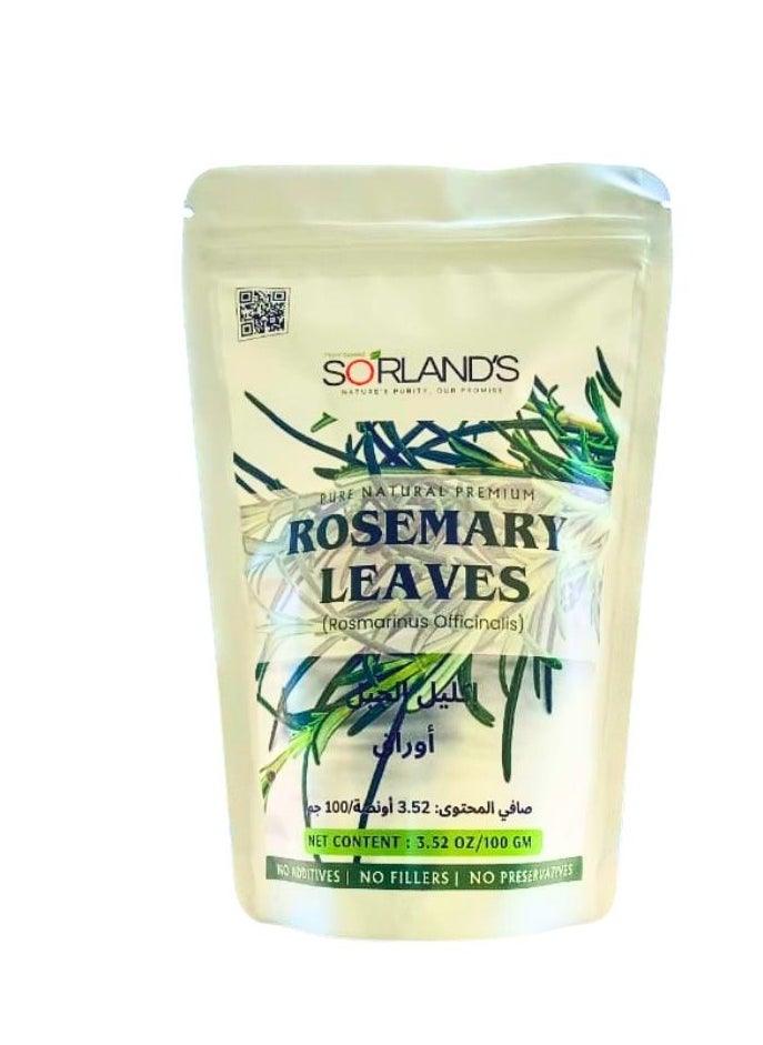 Sorland's - ROSEMARRY LEAVES (Rosmarinus Officinalis)-100 gm - Image 1