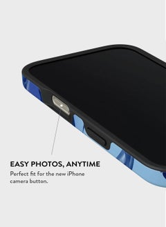BURGA iPhone 16 Pro Case, 2 Piece Hard Shell + TPU Interior, Shock Absorption, All Port Accessible, Raised Bezel For Screen & Camera Protection, Never Fading HQ Print, Ocean Cowboy  - Image 3