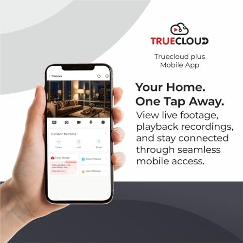 Trueview 3MP Wi-Fi ATC Robot Camera | BIS-ER (STQC Certified) WiFi CCTV Camera | All Time Color Night Vision | Pan Tilt | Smart Tracking | 2-Way Audio | Memory Card & Cloud | T18296S 2026 New Edition - Image 3