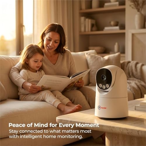 Trueview 3MP Wi-Fi ATC Robot Camera | BIS-ER (STQC Certified) WiFi CCTV Camera | All Time Color Night Vision | Pan Tilt | Smart Tracking | 2-Way Audio | Memory Card & Cloud | T18296S 2026 New Edition - Image 4